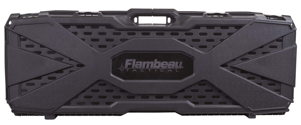 Exterior view of Flambeau Outdoors 40 inch rifle hard case with Zerust