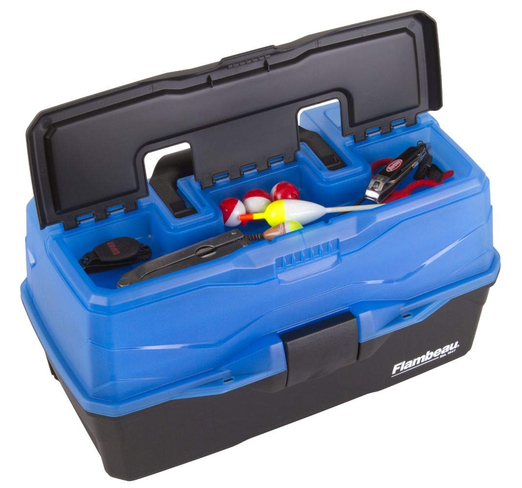 Flip-top lid accessory compartment and base storage space