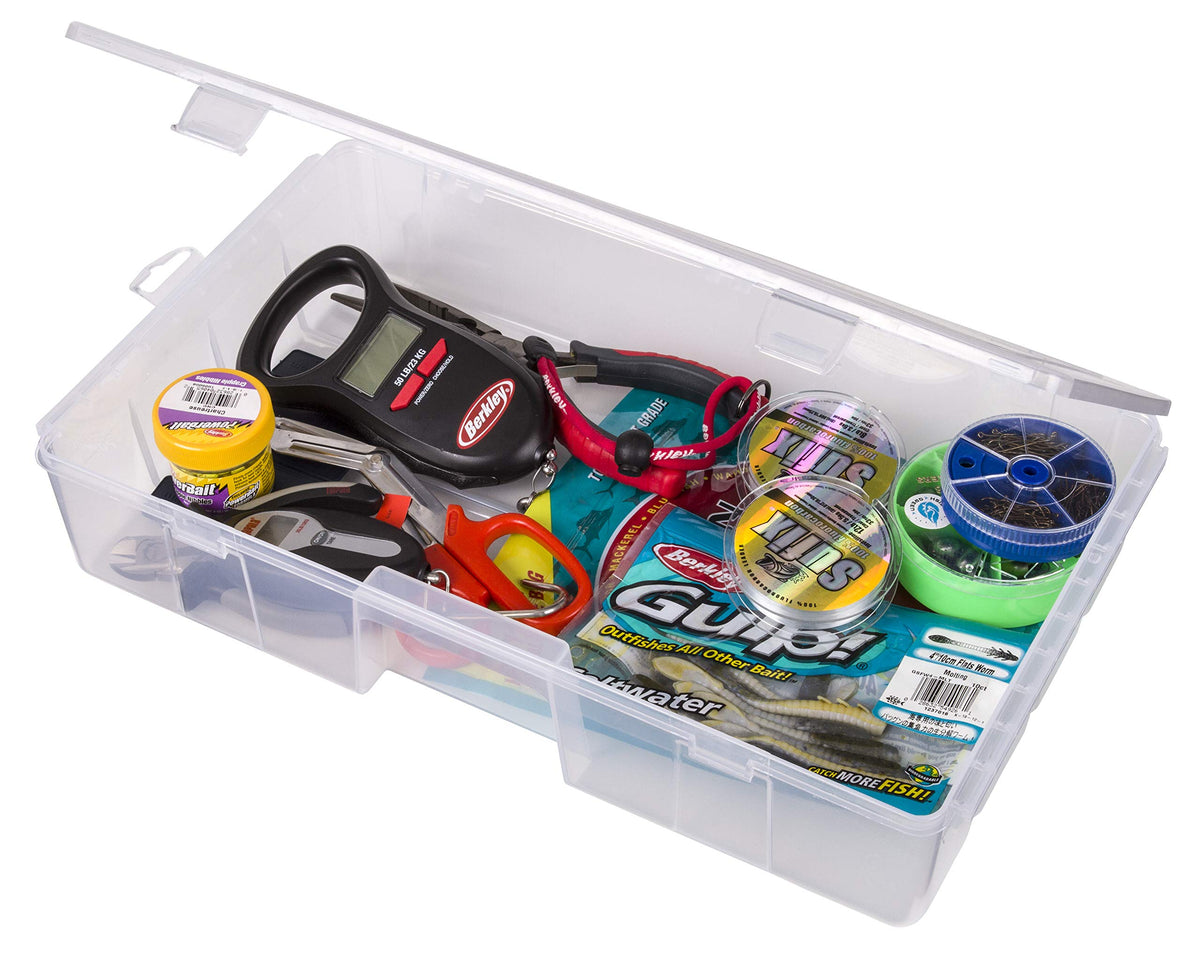 Flambeau Outdoors 7000R Tuff Tainer with clear lid for easy bait and lure identification.