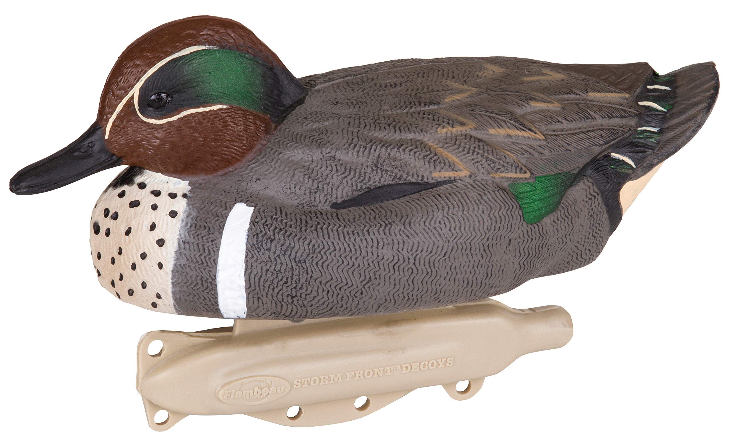 Flambeau Outdoors 8015SUV teal drake resting decoy demonstrating lifelike calm pose.
