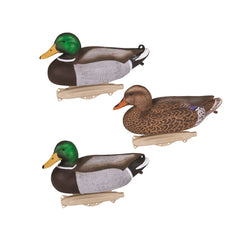 Flambeau Outdoors 8036SUV Storm Front 2 Mallard Decoys in water, classic Mallard poses