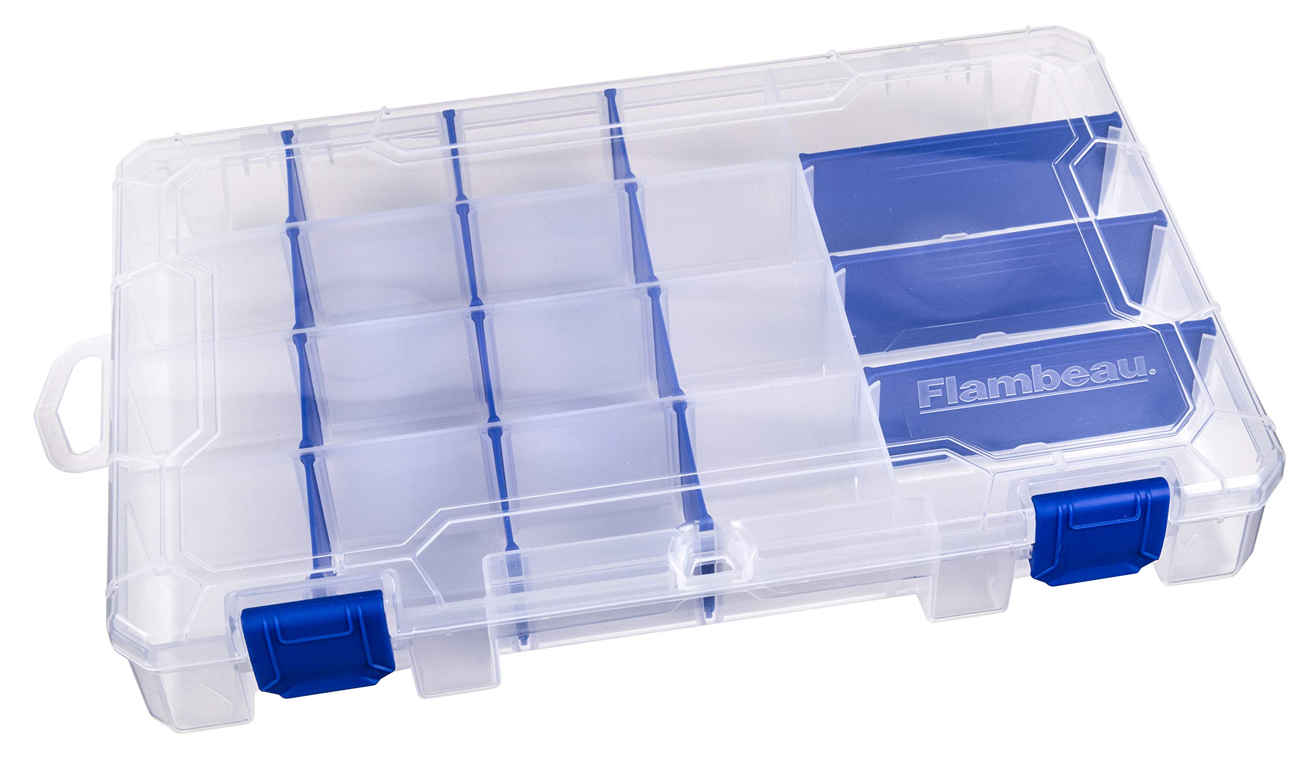 Flambeau Outdoors 4004 compact dimensions show compact 11 by 7.25 by 1.75 inches