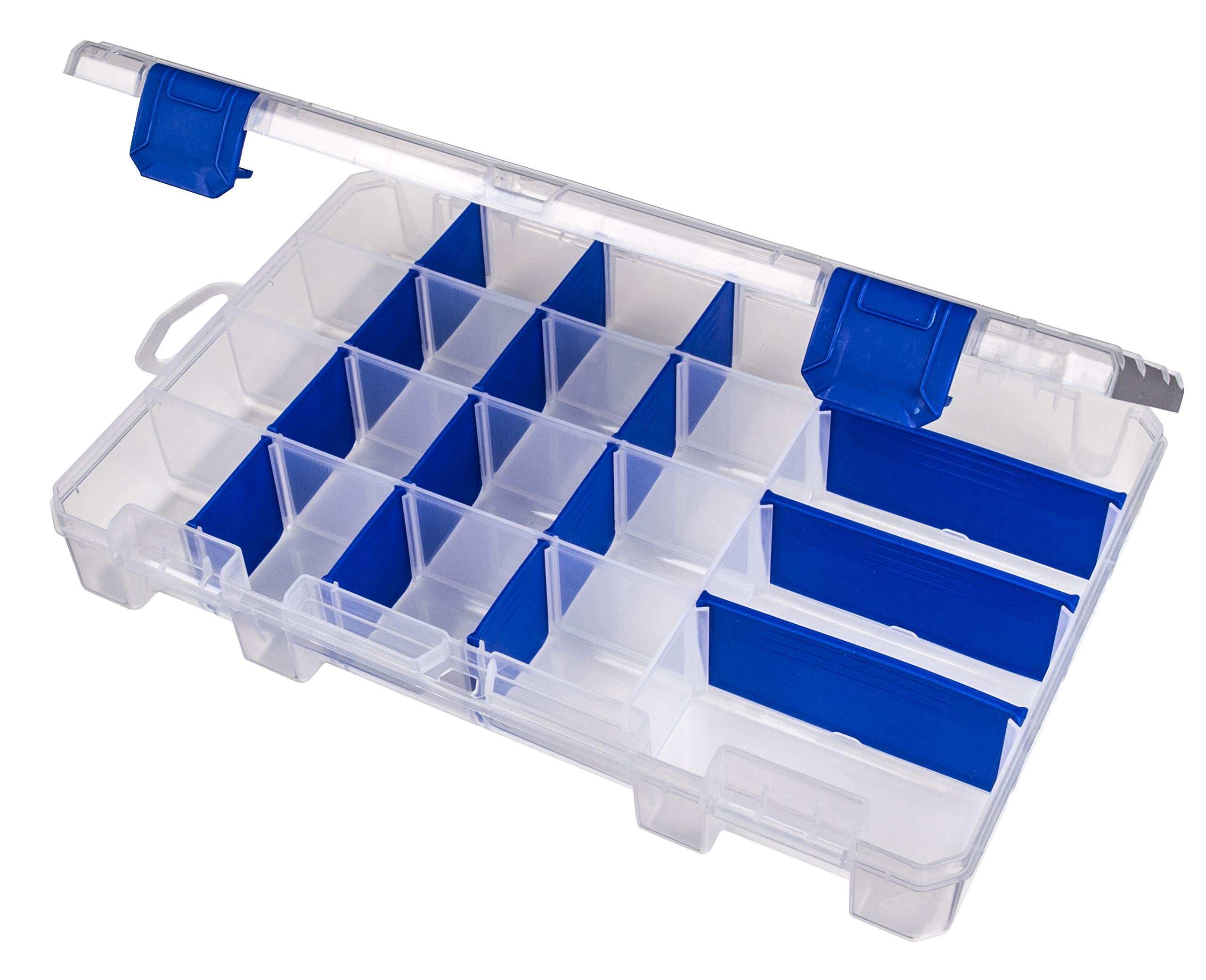 Flambeau Outdoors 4004 dividers setup showing twenty compartments for organized gear