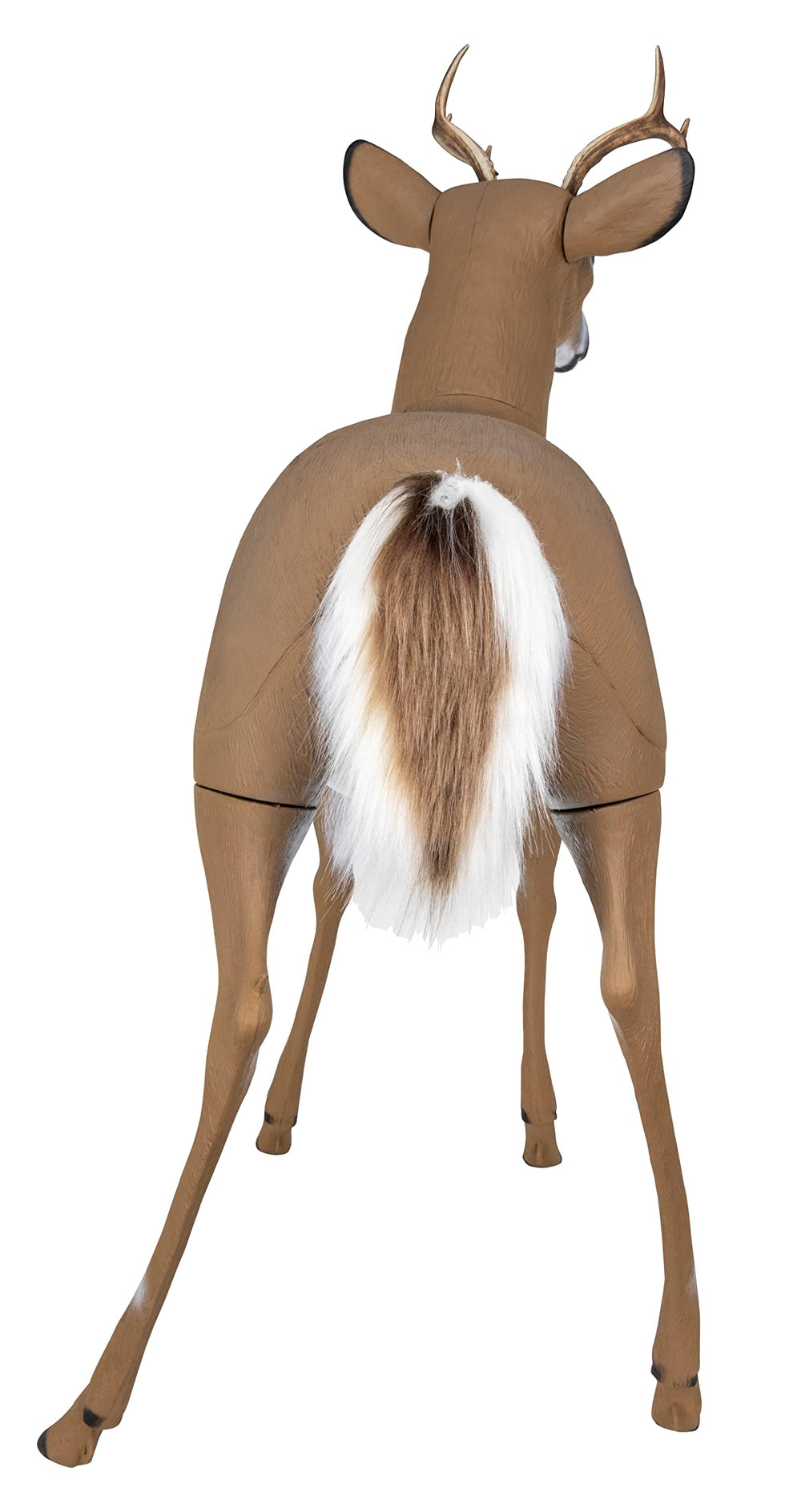 Flambeau Scrapper Buck carving detail showcases expert craftsmanship.