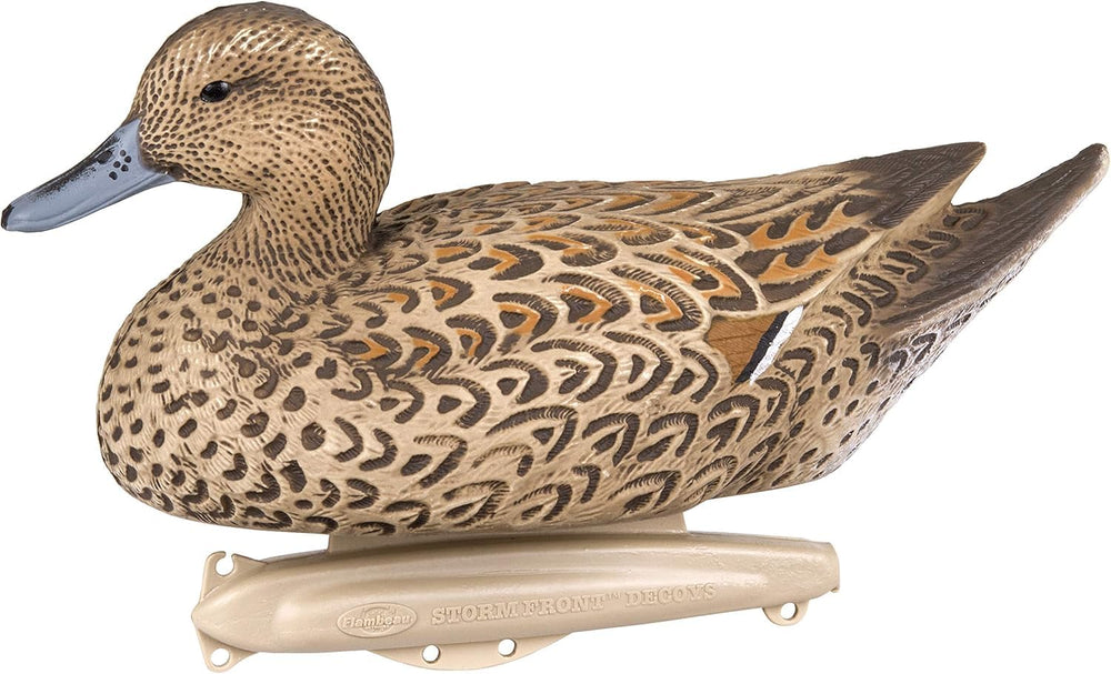 Close view of UVISION paint on Flambeau Pintail for realistic plumage tones