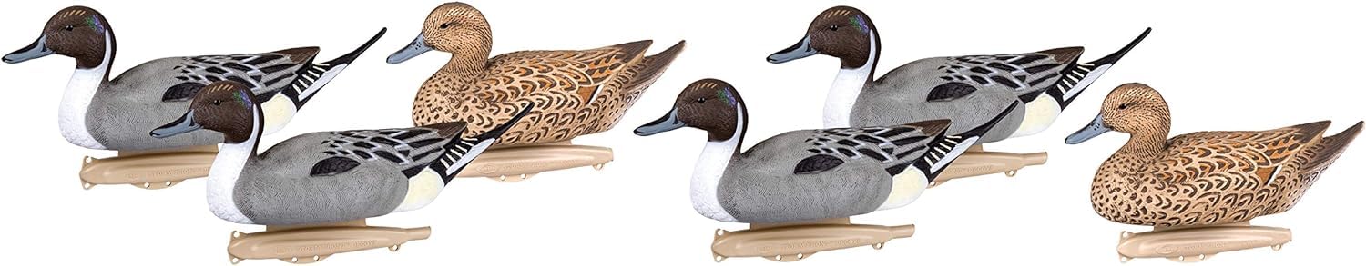 Flambeau Storm Front Pintail drake decoy gliding on water for realistic setup and attractant