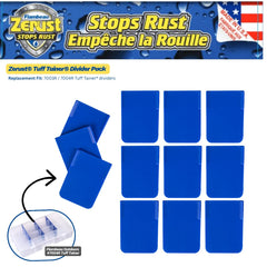 Flambeau Tuff Tainer with Zerust dividers demonstrates secure, corrosion-free storage.