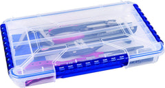 Flambeau Tuff Tainer 14-inch waterproof box with open core design for organized tackle.