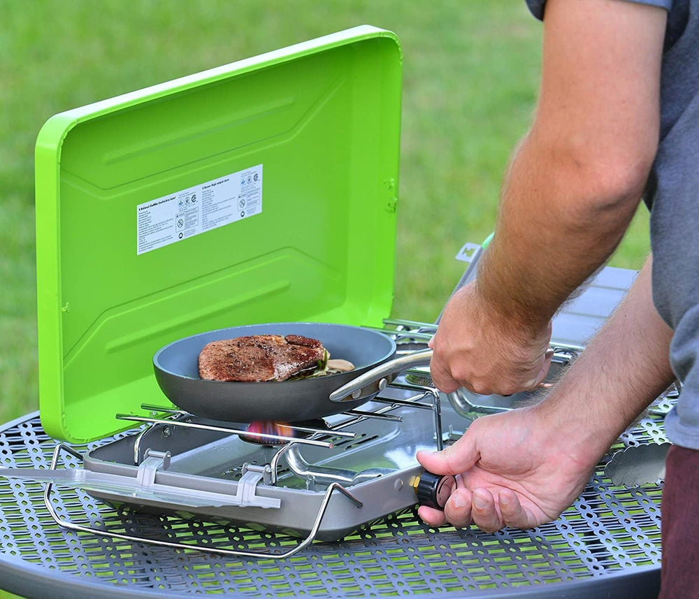 Flame King VT-101 compact lightweight stove ideal for backpacking