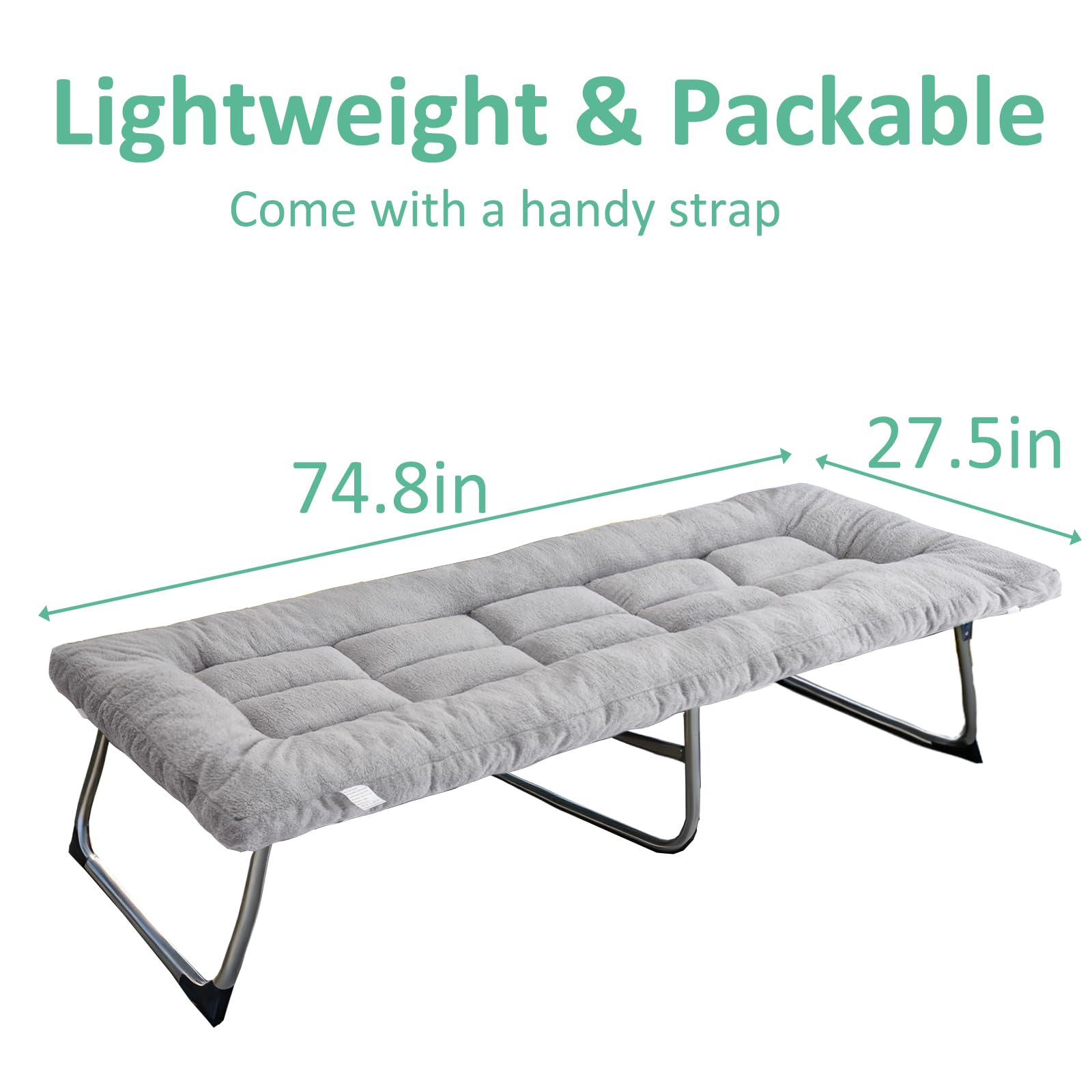 Flantree Extra Thick Padding cushions sleepers across back and sides.