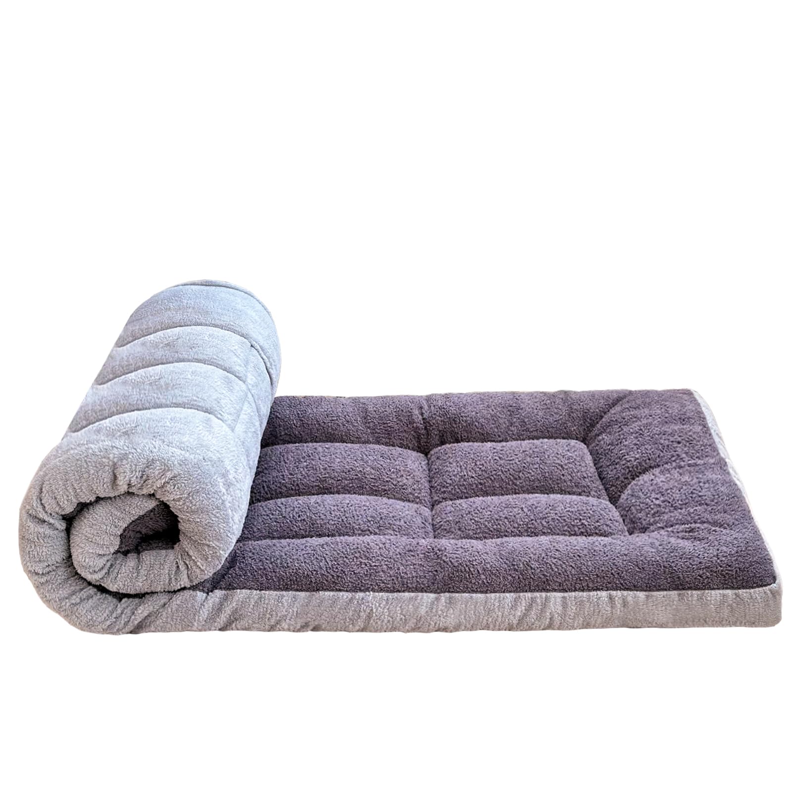 Flantree thick camping sleeping pad setup shows Lamb Fluff for plush comfort under stars