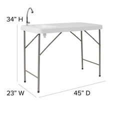 Flash Furniture Wesley foldable legs enable easy transport and storage.