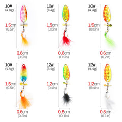 Flash spoon lure 1/8oz designed for easy use across trout, bass, pike, and steelhead