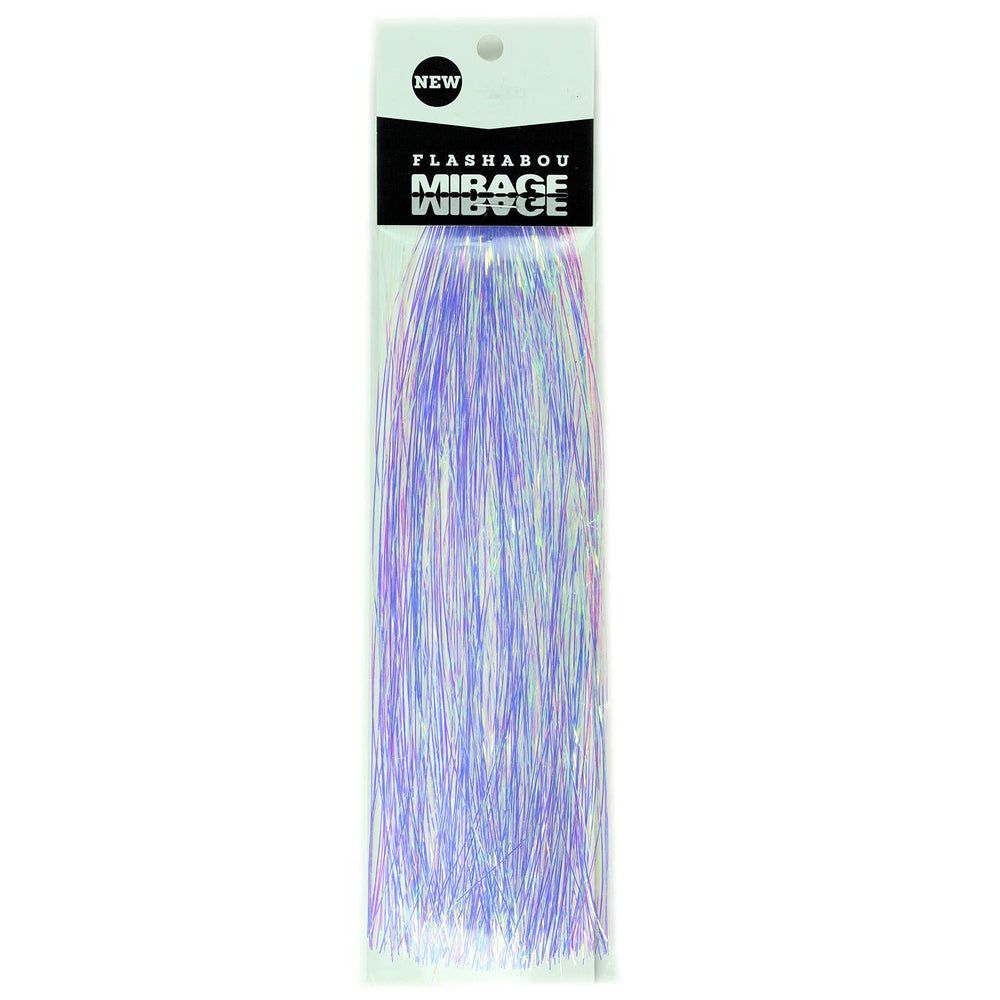 Flashabou Mirage opal 3005 boosts lure visibility with shifting color and shimmering depth