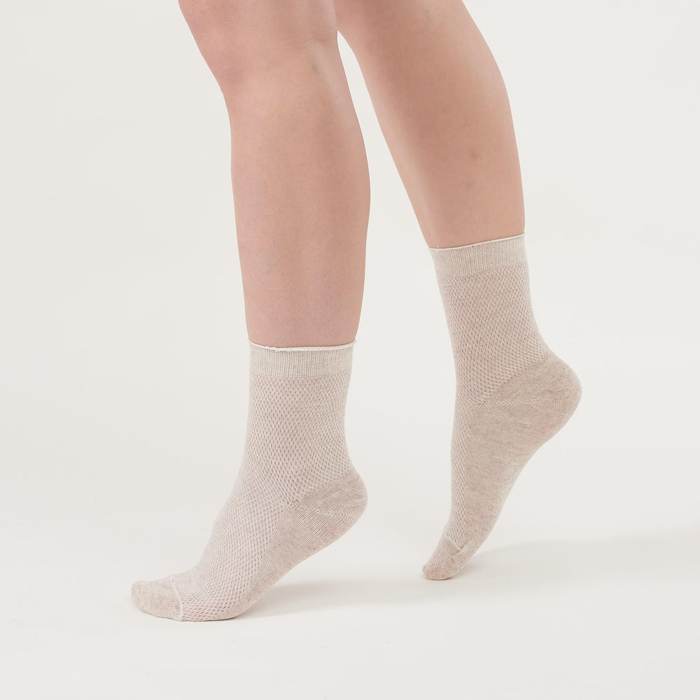 FlaxSox breathable perforated mesh socks for improved air flow