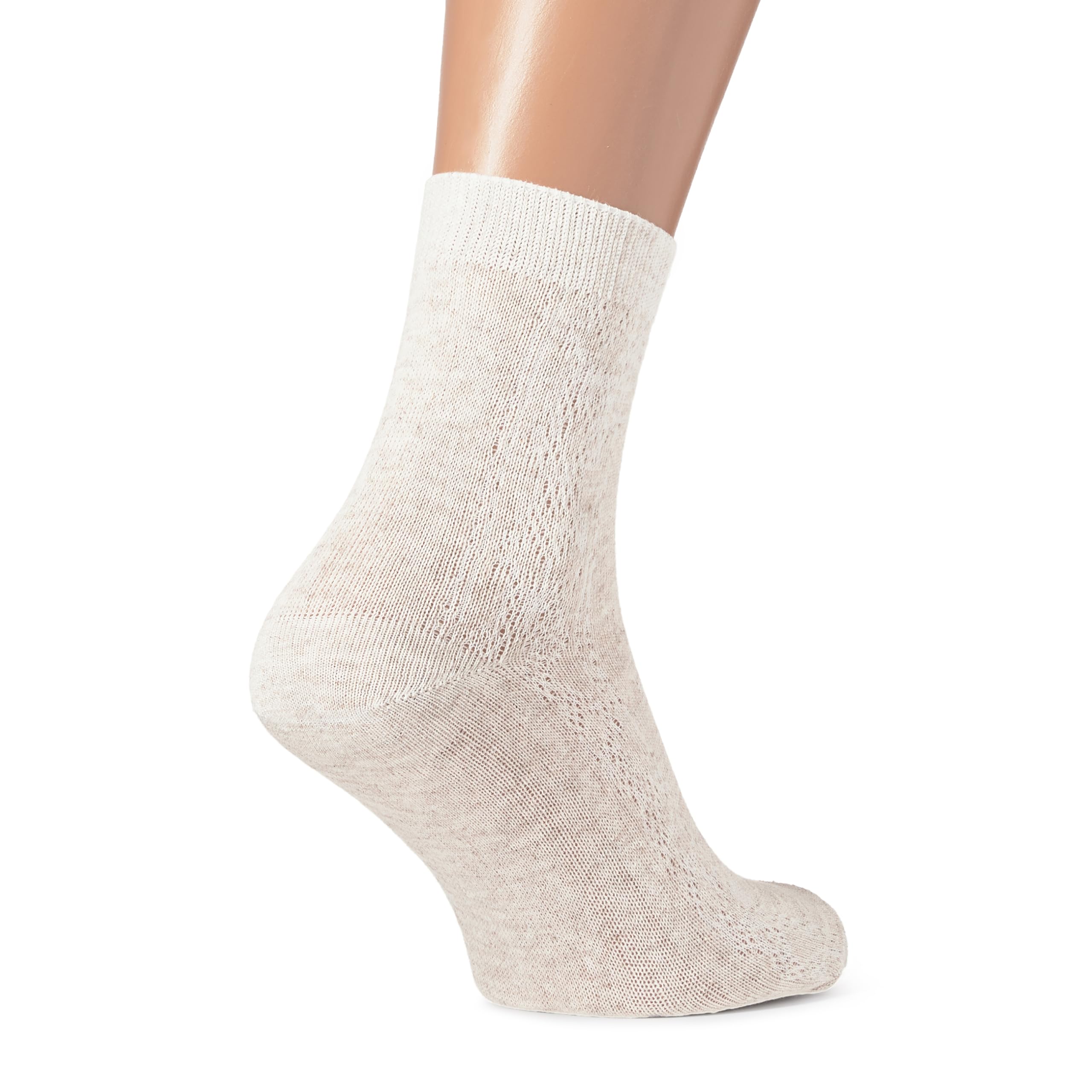FlaxSox lightweight athletic linen socks for comfortable workouts.