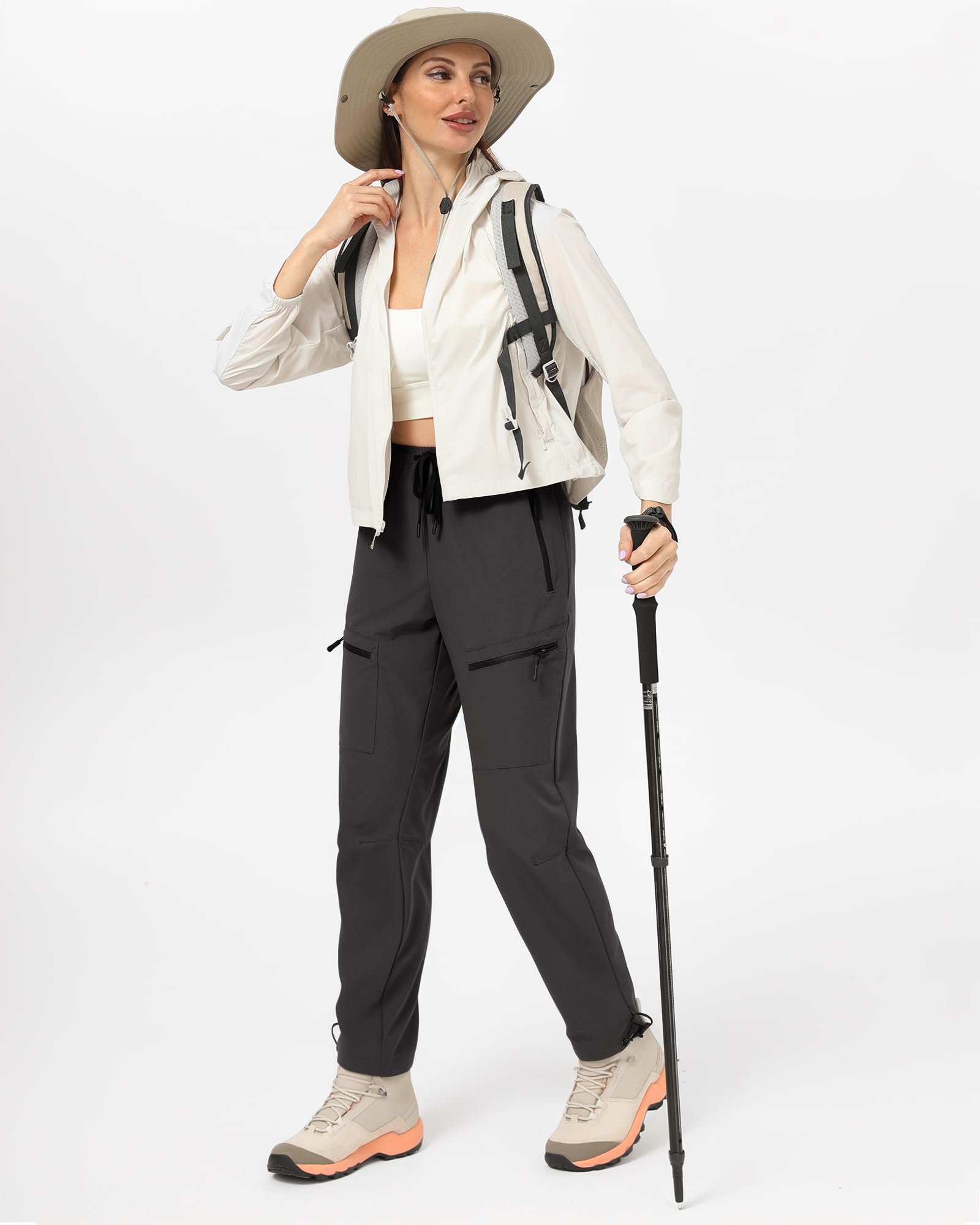 FLEFRM women's hiking pants UPF50 sun protection for sunny trails