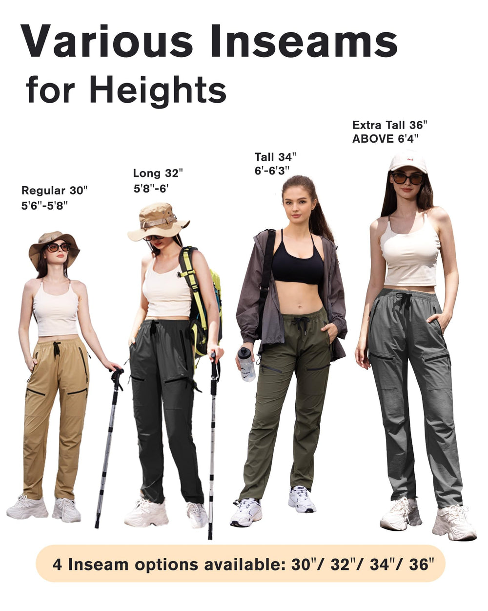 FLEFRM pants with drawstring cuffs to seal fit and keep mosquitoes out.