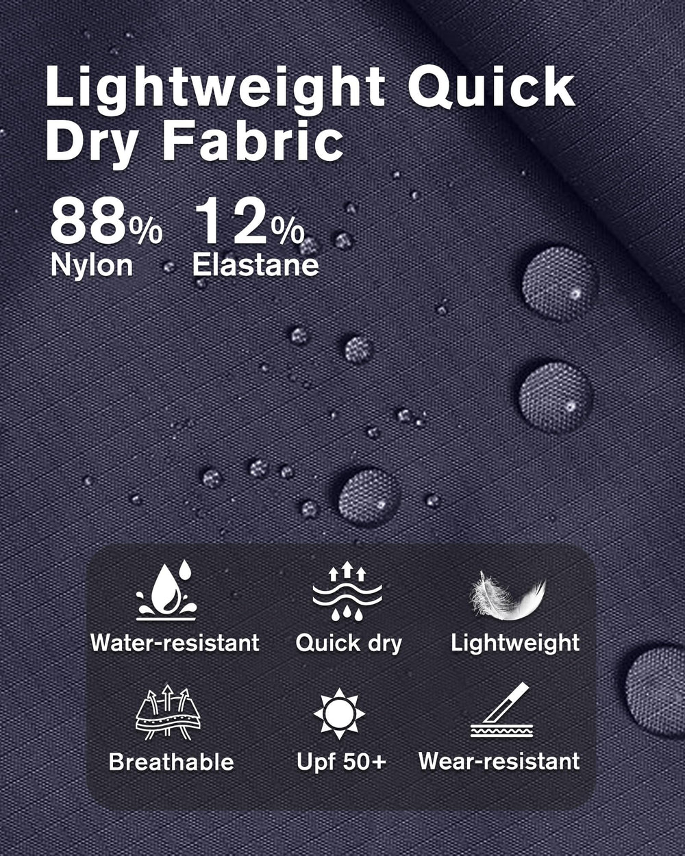 FLEFRM drawstring waist on the pants creates adjustable fit and insect protection.