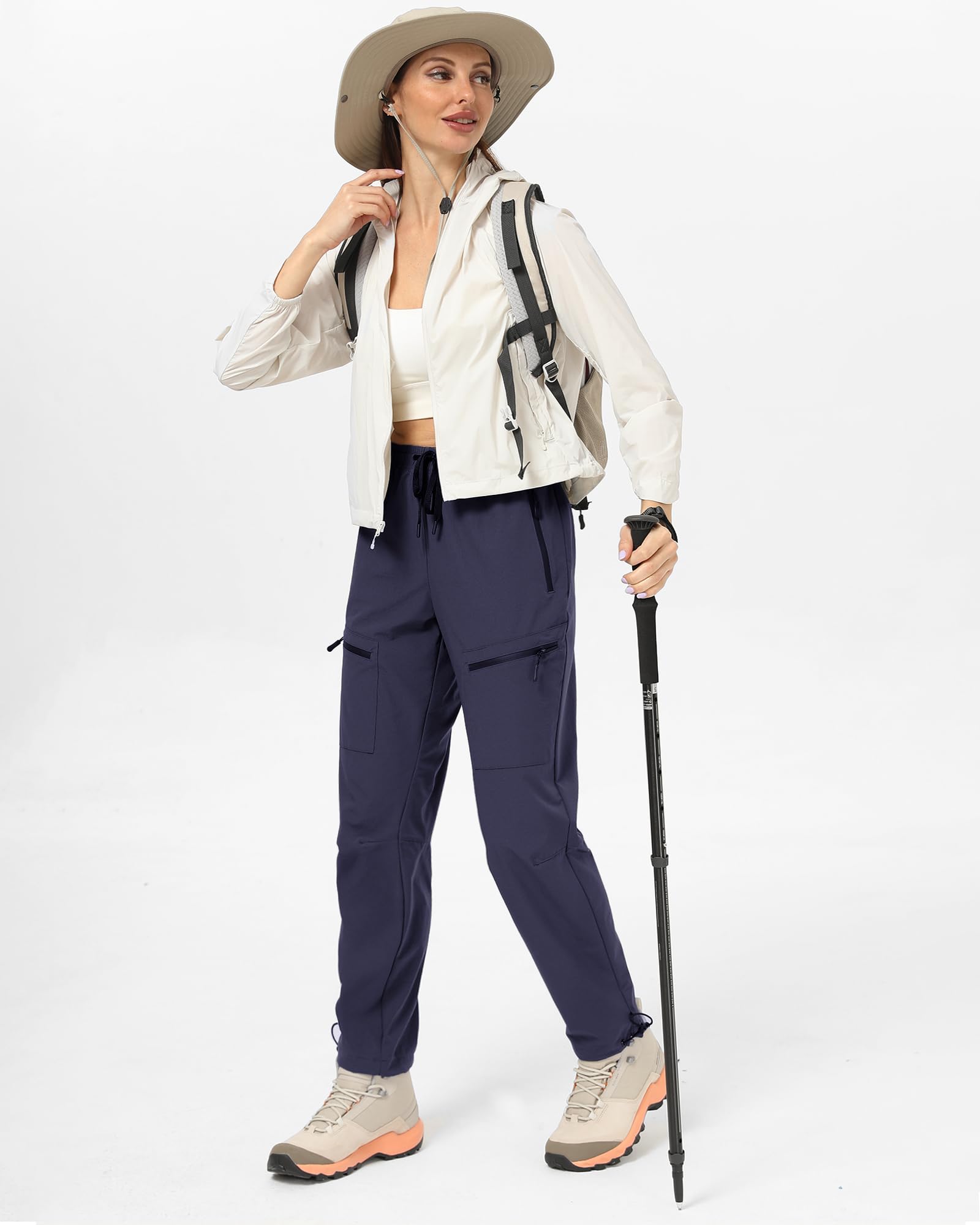 FLEFRM navy blue color suits outdoor adventures and casual wear.