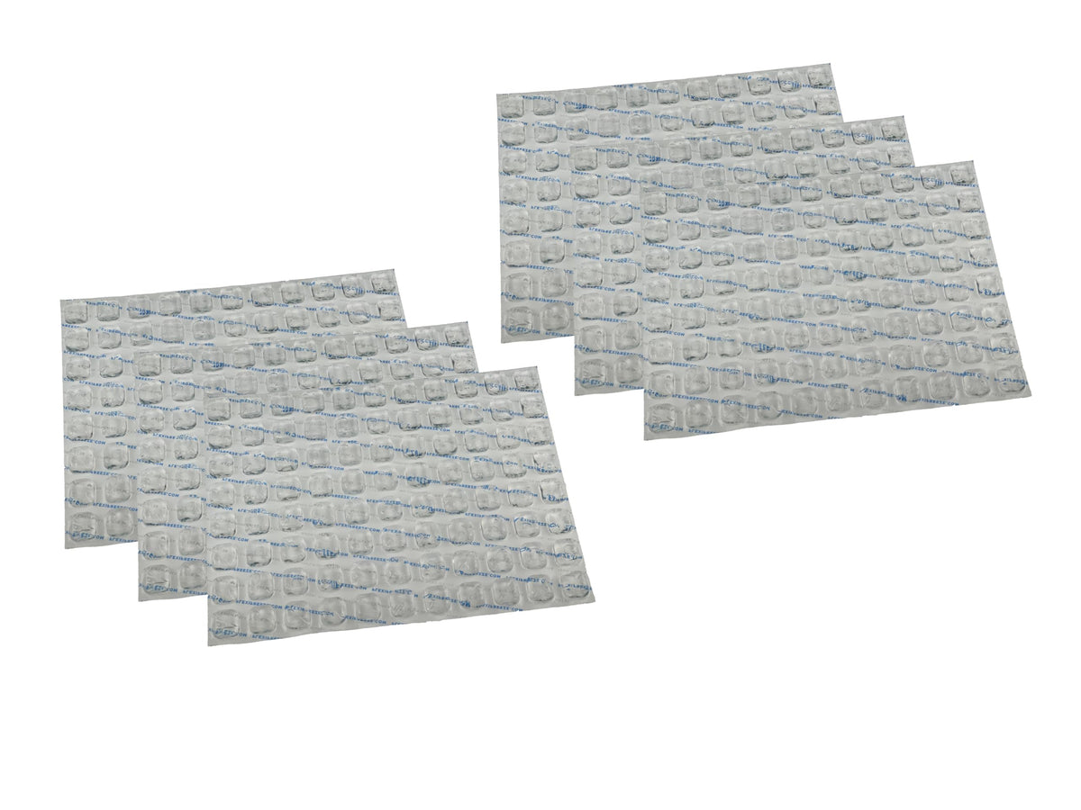 FlexiFreeze Ice Sheets 6-pack laid flat for cooling drinks without mess.