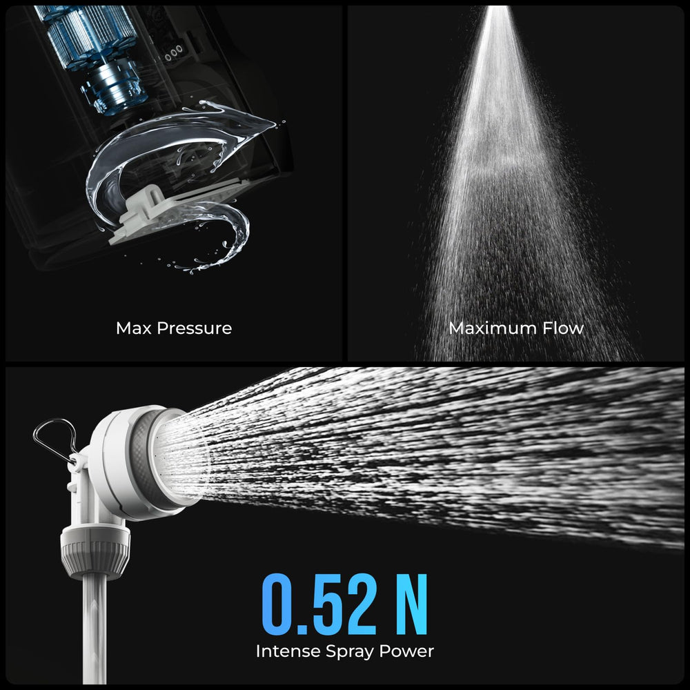 FLEXTAILGEAR 2.2m hose offers flexible reach for showers