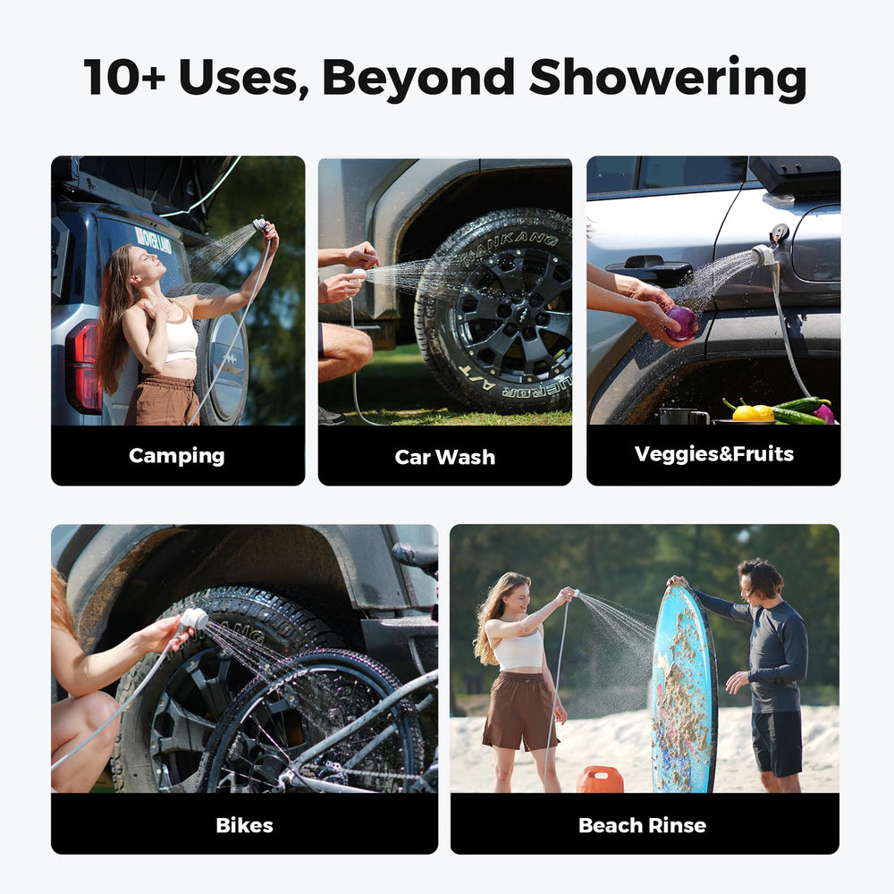 FLEXTAILGEAR Tiny Shower mesh bag keeps accessories organized.