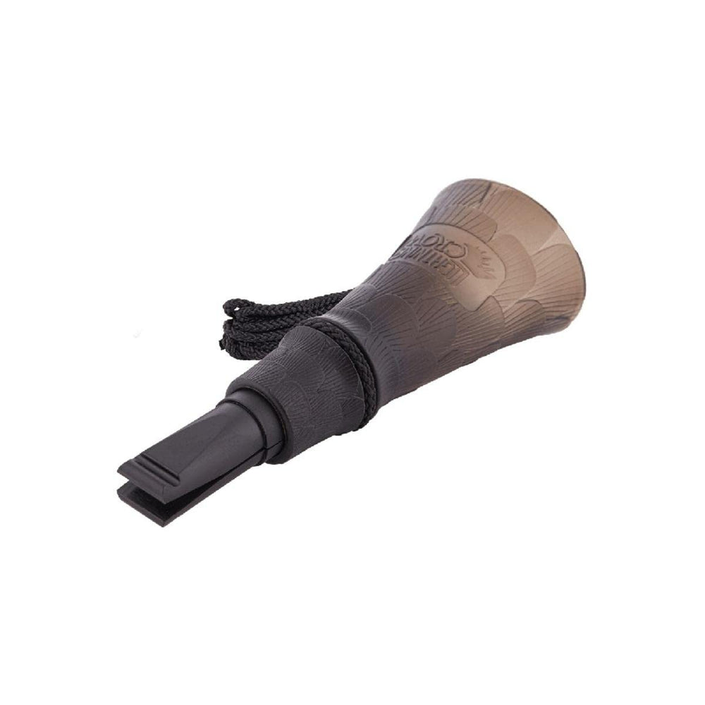 Close-up of Flextone Crow Call highlighting volume control and realistic crow sounds