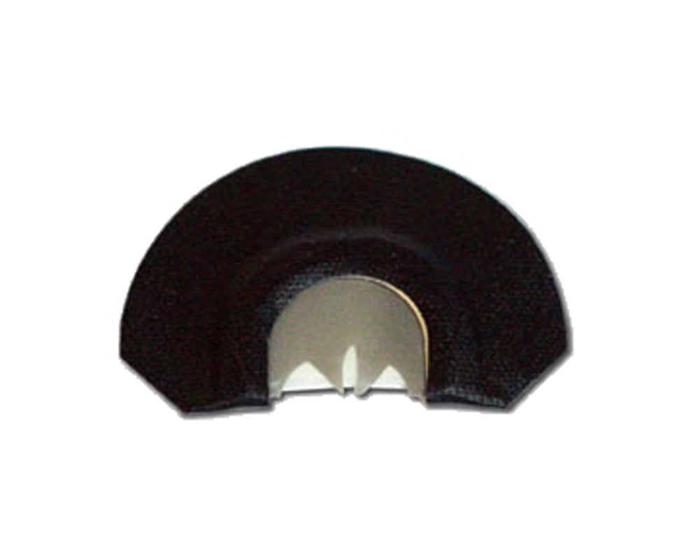Flextone Freak Nasty turkey call front view in black—realistic yelps and rasp.