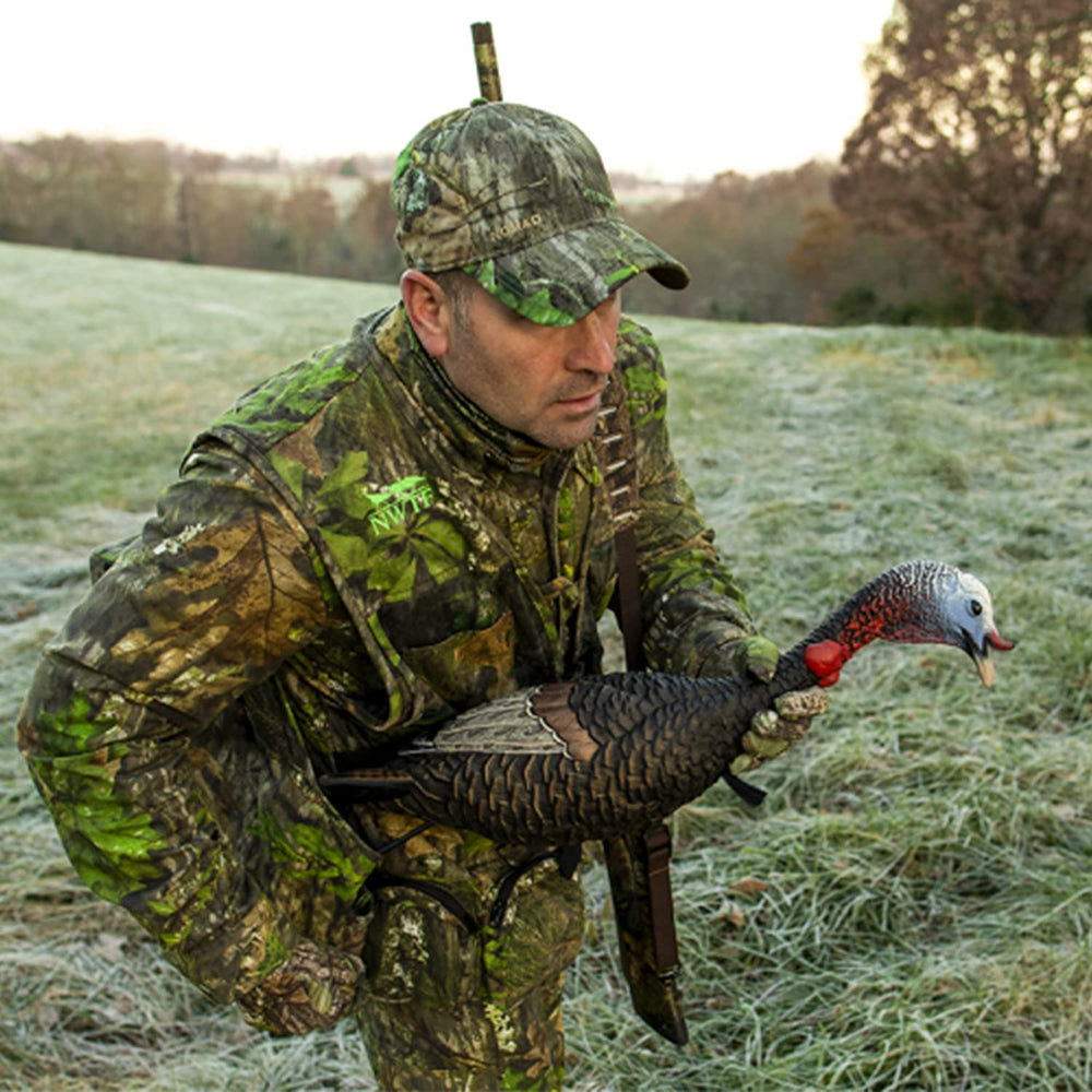 Flextone Funky Chicken decoy with collapsible design for easy storage