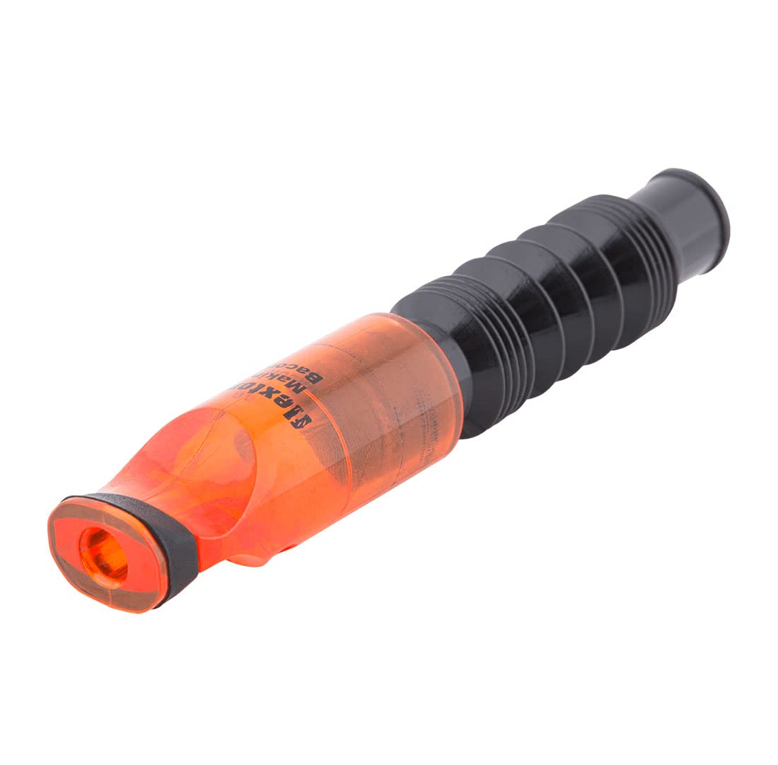 Flextone Makin' Bacon hog call close-up with expandable hose for tone variation and distant hog attraction