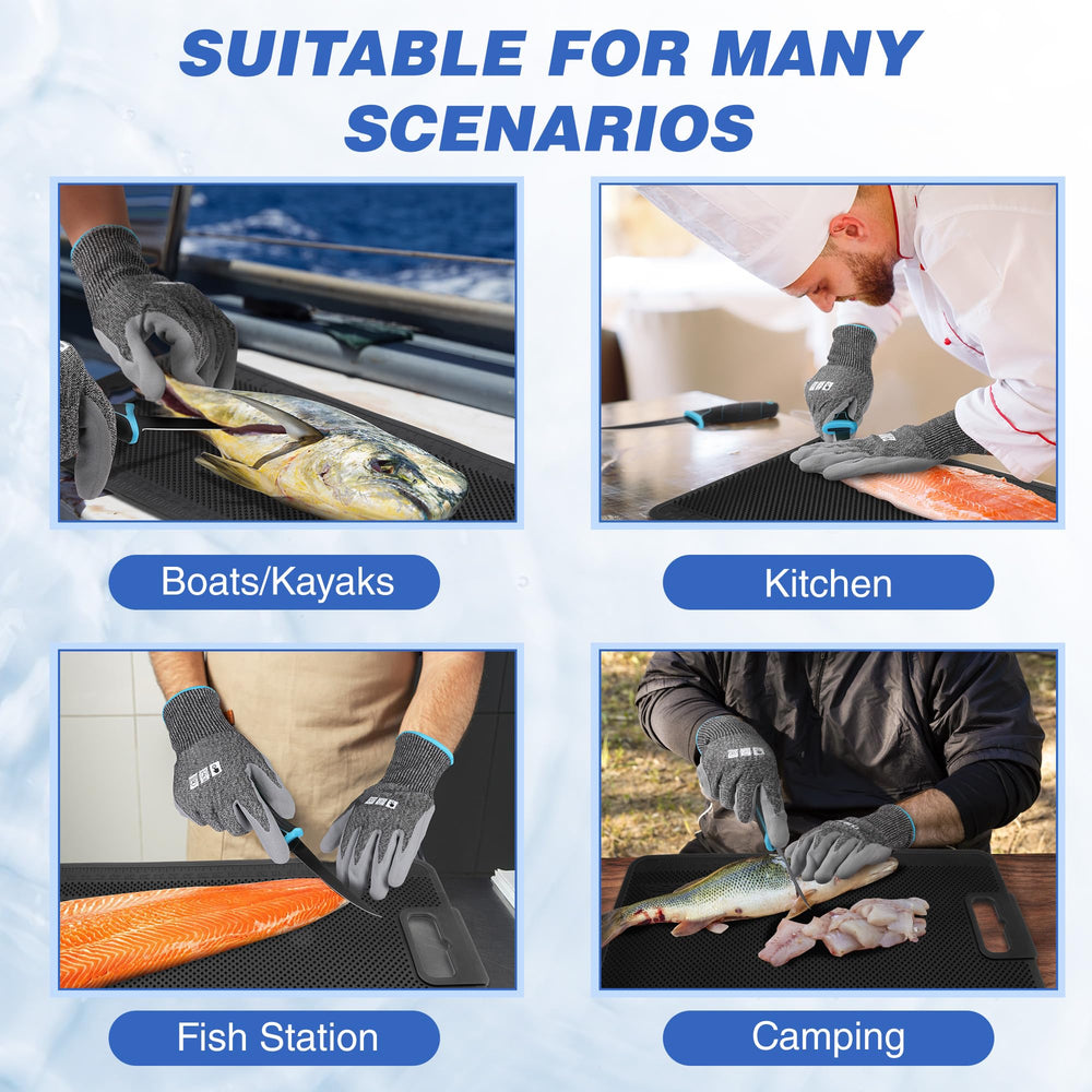 All components of FLISSA fish fillet kit ready for use