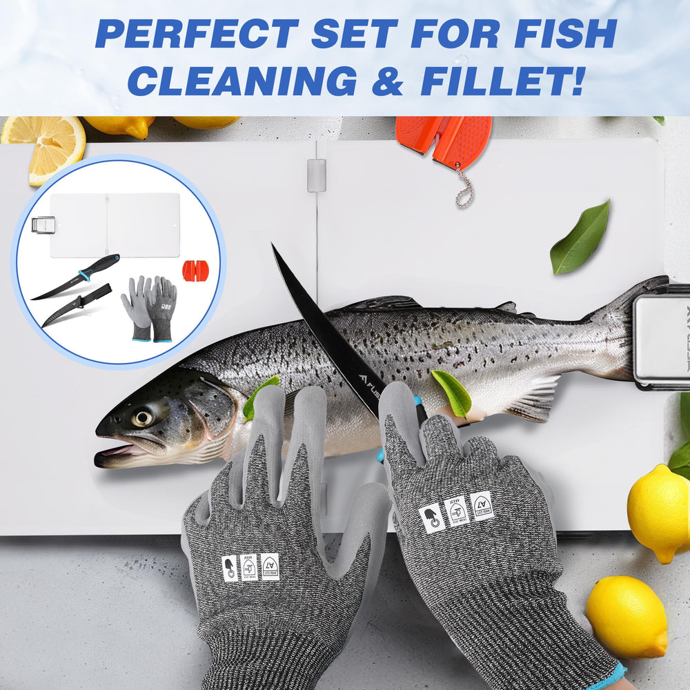 Gift-ready FLISSA 4-Piece Fish Fillet Set packaging