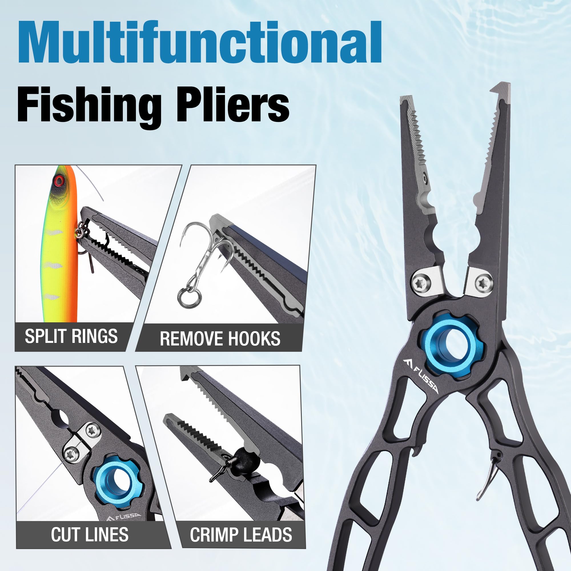 5-in-1 multi-tool feature on the pliers