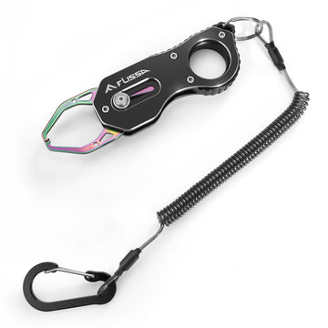 FLISSA 5-inch mini fish gripper with titanium-coated stainless steel head