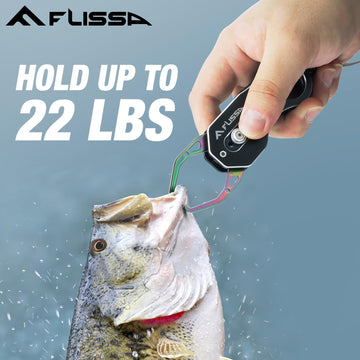 Close-up showing 22-lb capacity and strong grip