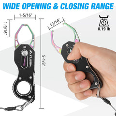 Lightweight aluminum alloy handle with finger grip hole