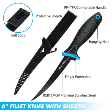 Braided line scissors with sheath and sharp blades