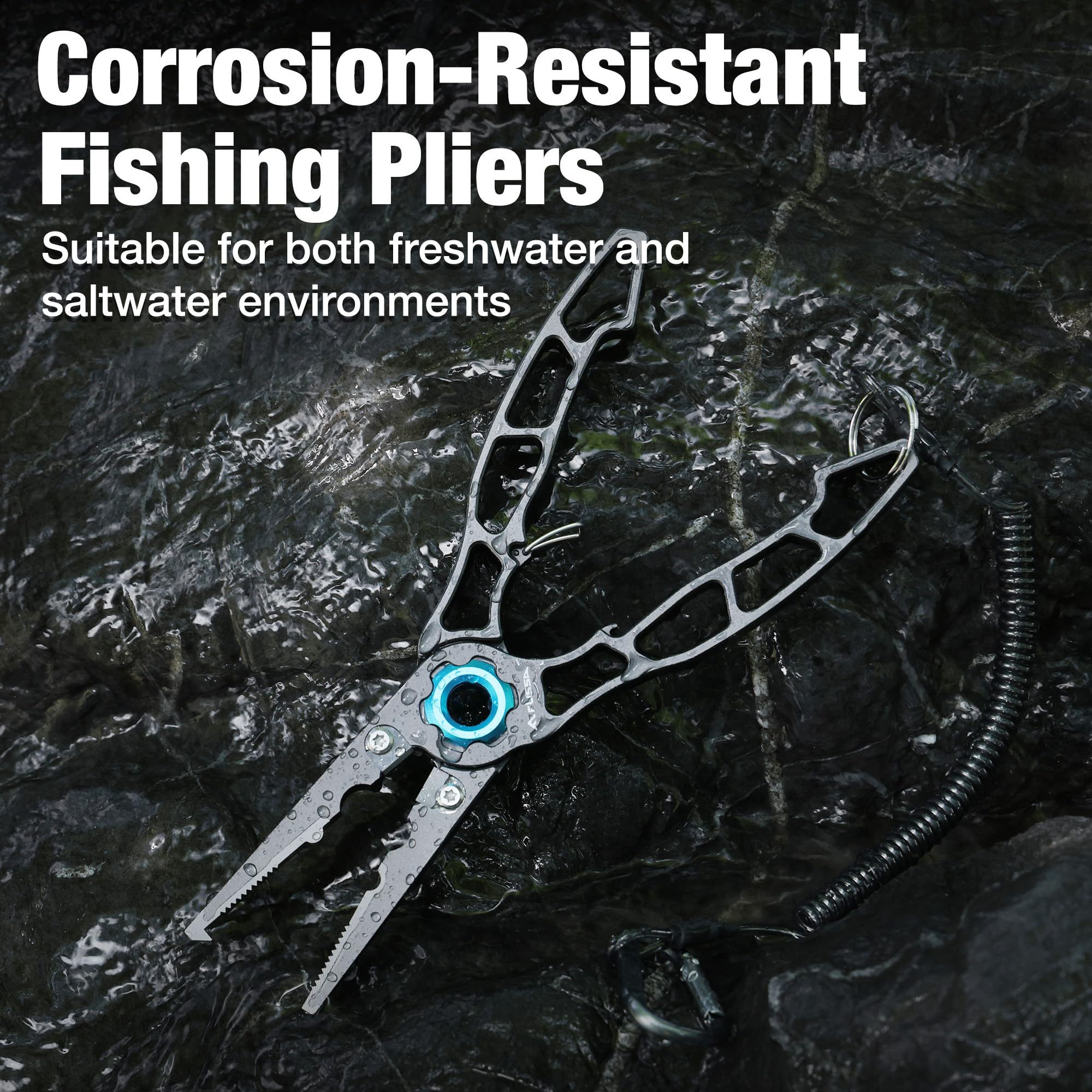 Gift-ready FLISSA fishing pliers for men