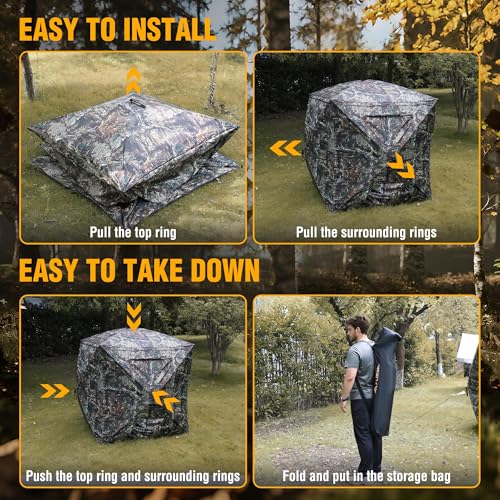 FLISSA hunting blind 300D fabric balances durability with a soft touch