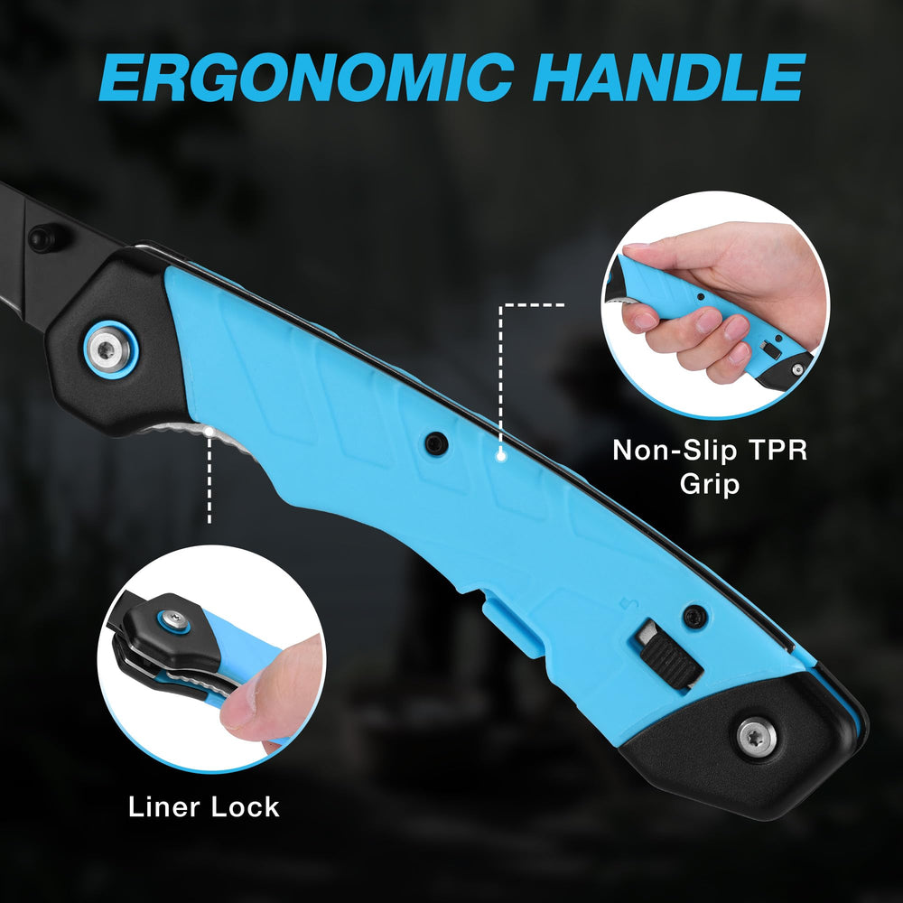 Folded compact 7.7-inch knife