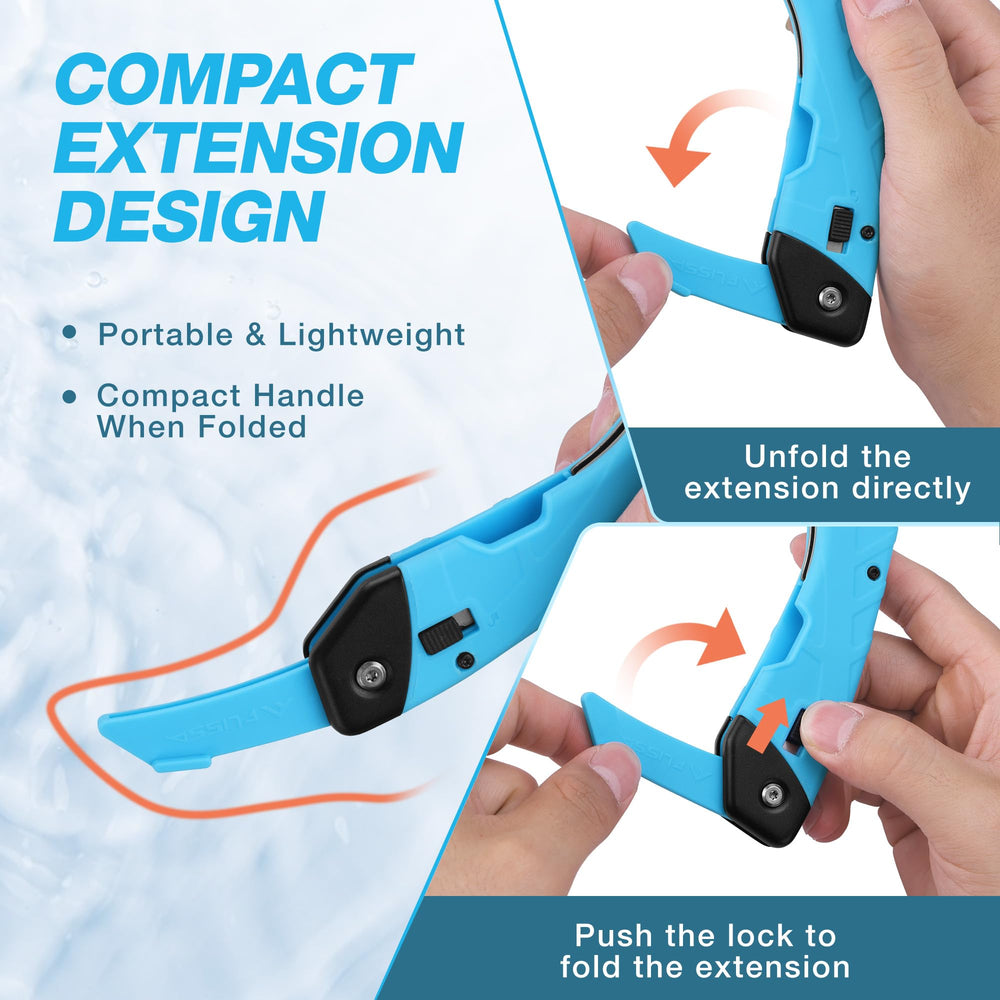 Non-slip PP handle with TPR coating