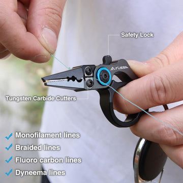 FLISSA hook-remover in action for safe hook removal.