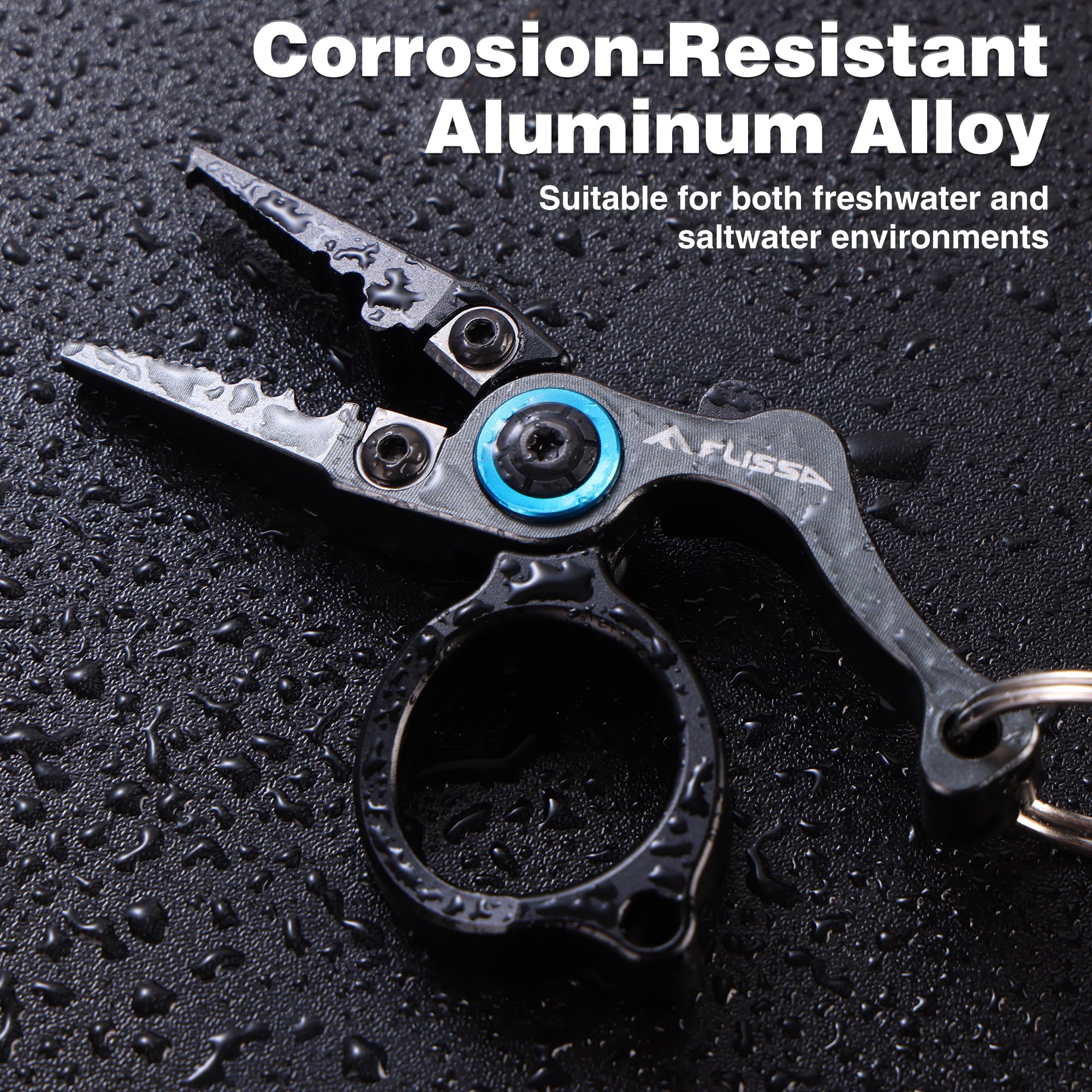 FLISSA pliers crimping sleeves and leads for secure connections.