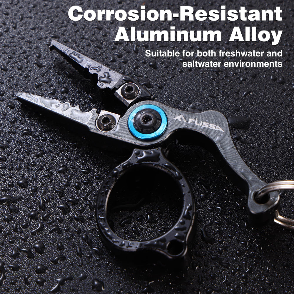 FLISSA pliers crimping sleeves and leads for secure connections.