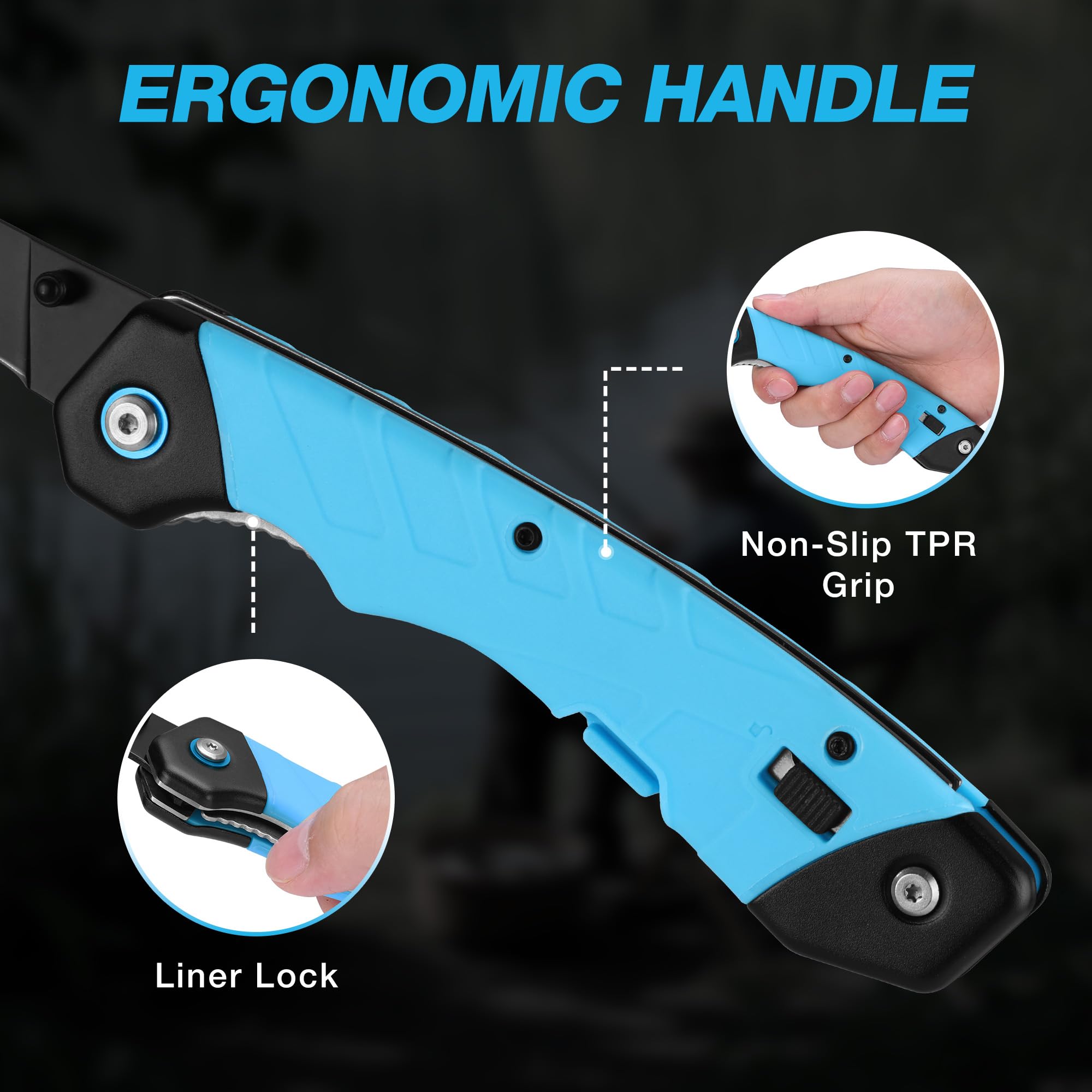 Thumb stud for one-handed opening