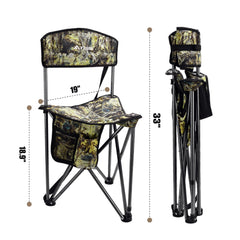 FLISSA tripod chair foldable compact design enables quick setup during hikes