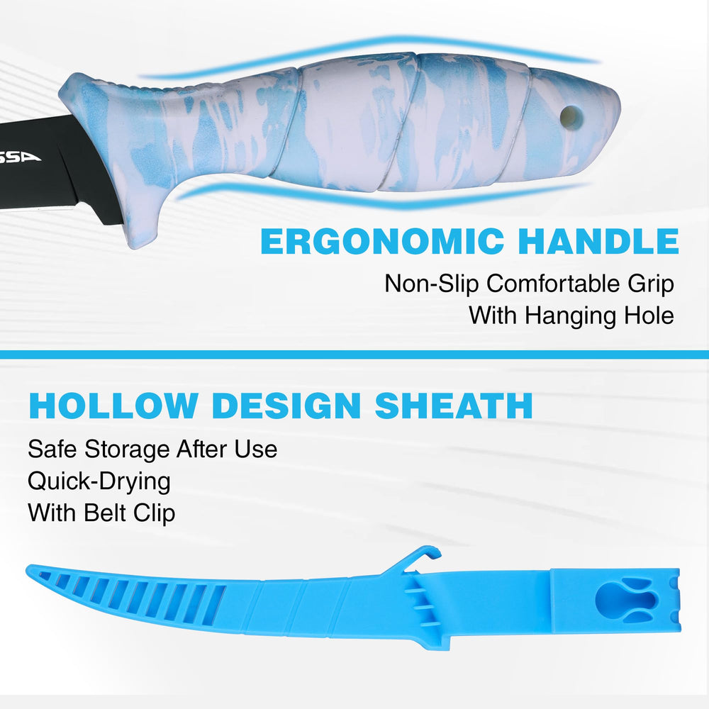 Dual-stage knife sharpener for the set