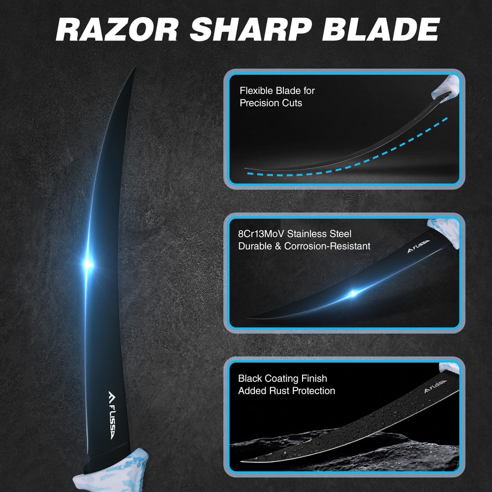 7 inch fillet knife blade close up