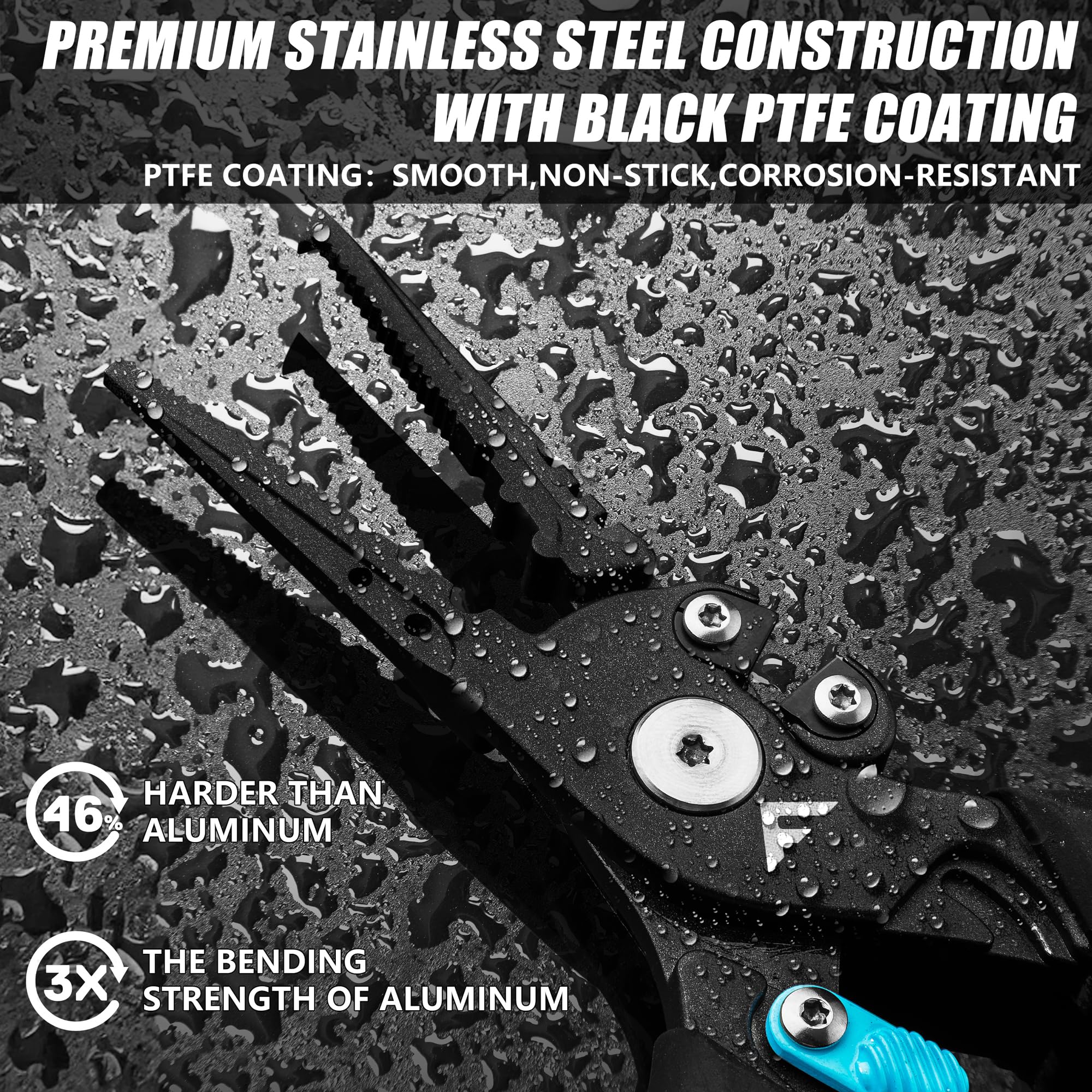 Hook remover and braid cutters integrated into FLISSA pliers